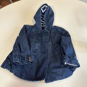 Tommy Hilfiger Denim Trench Coat Size 2T​